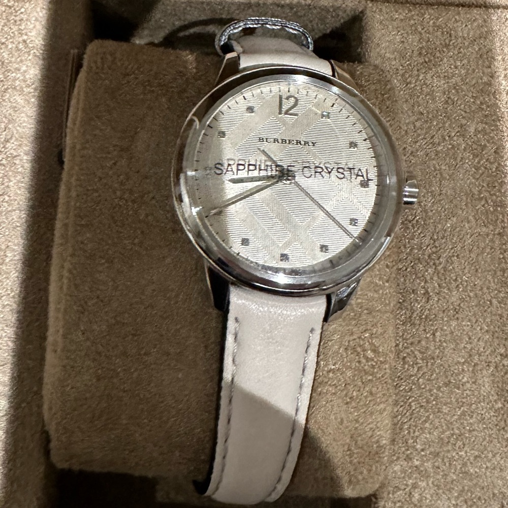 Burberry luxury watch, never used.